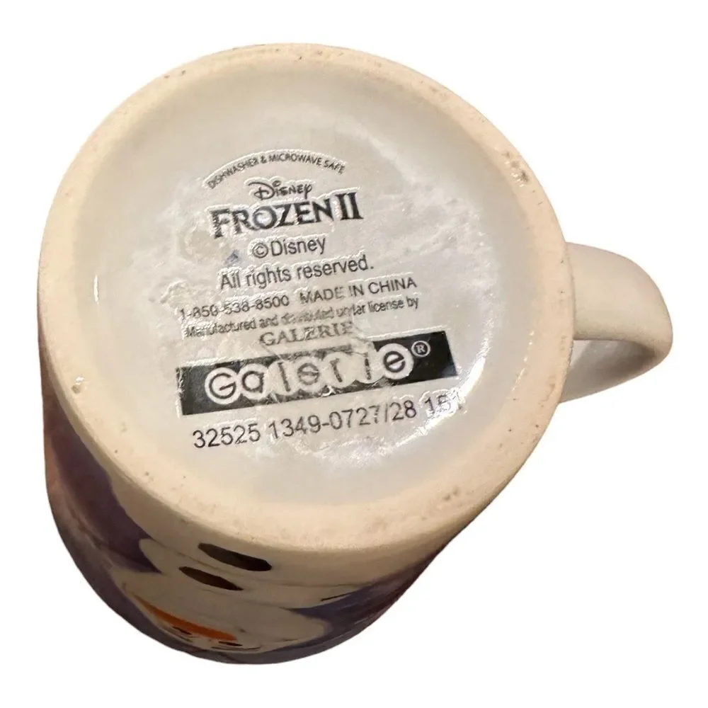 Disney Frozen II Olaf Coffee Mug Cup Elsa Ana